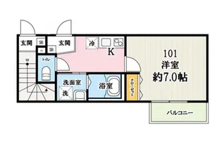 (仮称)キャメル狭山市入間川【1階】の間取り