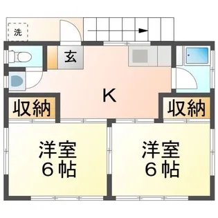 第一葵荘【2階】の間取り