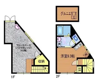 ラ・バーズ【2階】の間取り