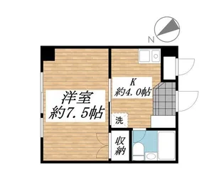狭山サンホワイトマンション【2階】の間取り