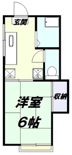 メゾンパークス【1階】の間取り