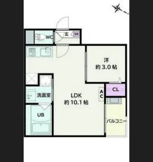 Jack unokiⅡ【3階】の間取り