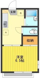 グリーンテラス【203号室】の間取り