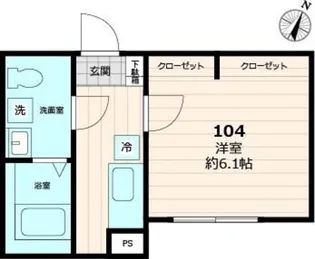 AXIS Hanno【1階】の間取り