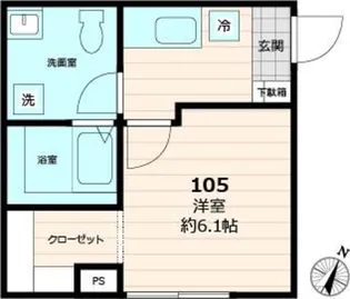 AXIS Hanno【1階】の間取り