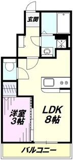 tj residence TOKOROZAWA【1階】の間取り