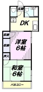 メルヘンコテージ【2階】の間取り