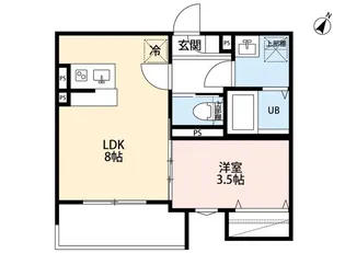 robot home 東所沢Ⅴ【302号室】の間取り
