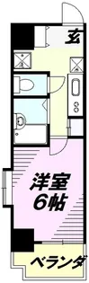 グランフォース所沢【6階】の間取り