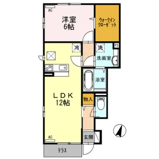 リュミエール【1階】の間取り