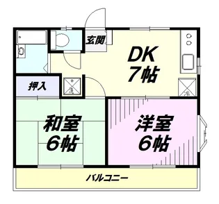 マイウィル【201号室】の間取り