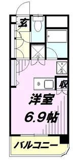 泉町パークマンション【301号室】の間取り