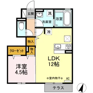 Heritage【1階】の間取り