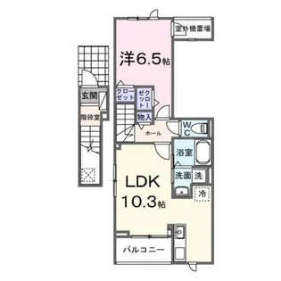 ブランルミエール【2階】の間取り
