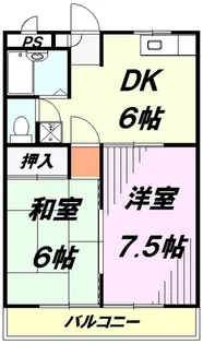 サニークレストマンション【3階】の間取り