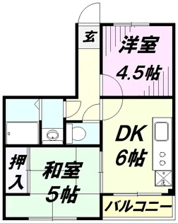 ハイツ昭栄【202号室】の間取り