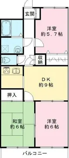 イーストリッチ【2階】の間取り