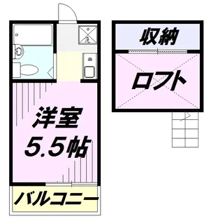 サニーコーポ【2階】の間取り
