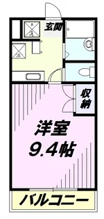 パティオ東村山【2階】の間取り