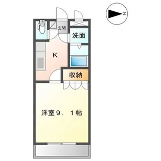 ペティハウス壱番館【3階】の間取り