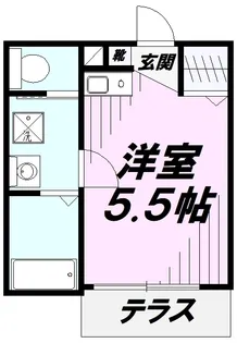 グリーン・ジュピター【201号室】の間取り