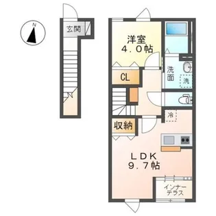プルトワ【2階】の間取り