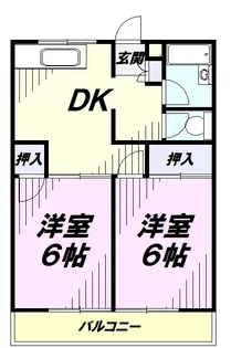 フェニックス【2階】の間取り