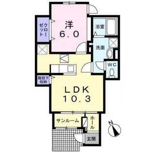 ヴィラ・グラシア【1階】の間取り