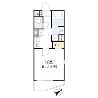ハピネス元町【3階】の間取り