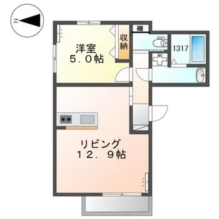ボナール久保町【2階】の間取り