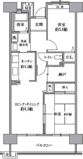 T’s garden清瀬【7階】の間取り