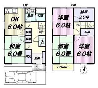 メープルハイムⅡ【1階】の間取り