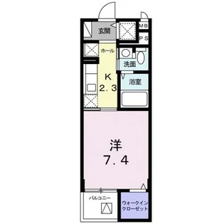 アルドーレ・インプレス【403号室】の間取り