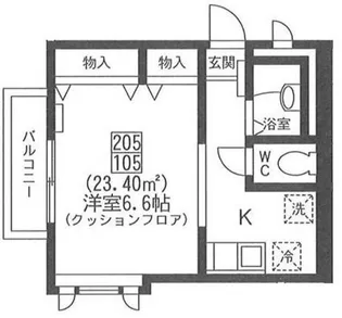 フレーシア【1階】の間取り