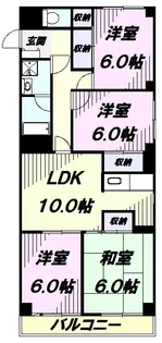 ベルウッドプラザ【2階】の間取り