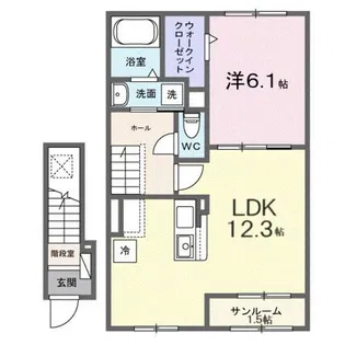 シリウス【2階】の間取り
