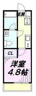 フィユフラッツ川越南【1階】の間取り