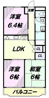 メゾングランピエ【1階】の間取り