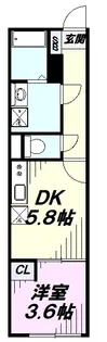 カインドネス狭山ヶ丘【1階】の間取り