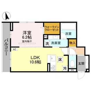 le lien【2階】の間取り