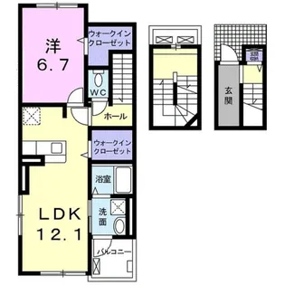 グレイス・ファイン【3階】の間取り