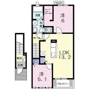 エテルノ【2階】の間取り