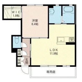 クオーレⅠ【1階】の間取り