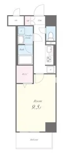リッツ ラピス【1階】の間取り