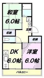 太田コーポ【1階】の間取り