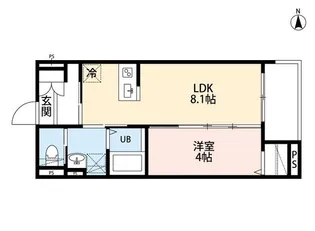 robot home 新所沢【2階】の間取り