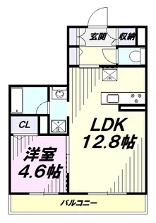 ベルウッドレジデンス【3階】の間取り