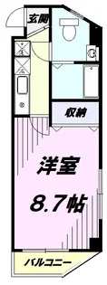 ロゼット【2階】の間取り