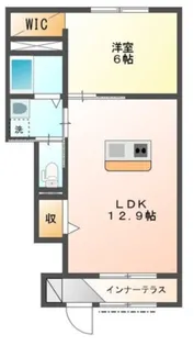 シュキュール A【1階】の間取り