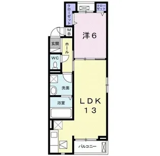 フェリステージ Ⅰ【1階】の間取り